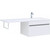 Тумба подвесная с раковиной-столешницей Aquanet Токио 130 см 236917 R, белый - фото 3