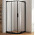Душевое ограждение Aquanet Pleasure AE60-S-100x100U-BT 100x100 см (стекло 8 мм), чёрный/прозрачное - фото 3