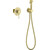 Набор для гигиенического душа Timo Saona 2389/17SM, золото матовое - фото 