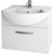 Тумба подвесная с раковиной Dreja Alfa 55 см 99.0305, белый глянец - фото 