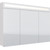 Зеркало-шкаф Dreja Uni Led 120 см 99.9013, белый глянец - фото 4