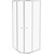 Душевое ограждение Jacob Delafon Serenity 80х80 см E14R80-GA, хром/прозрачное - фото 
