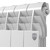 Радиатор Royal Thermo Biliner Alum 500 Bianco Traffico 810х580 мм (10 секций) - фото 3