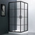 Душевое ограждение Veconi Rovigo 100x100 см RV09-100-01-C7, чёрный/прозрачное - фото 