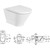 Инсталляция с подвесным унитазом Roca The Gap Round Rimless Pack 893105000 (без кнопки смыва) - фото 2