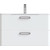 Тумба подвесная с раковиной Iddis Brick 80 см BRI80W0i95K, белый глянец - фото 9