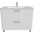 Тумба напольная с раковиной Iddis Brick 100 см BRI10WFi95K, белый глянец - фото 8