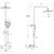 Душевая стойка с термостатом Vitra AquaHeat Bliss 250 A47201EXP - фото 5