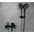 Смеситель для ванны с душевым гарнитуром Gappo G3203-6, черный/хром - фото 2