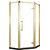 Душевое ограждение Azario Ontario AZ-NBB3231 100х100 см (стекло 8 мм) золото/прозрачное - фото 2