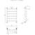 Полотенцесушитель водяной Тругор Идеал НК1 с полкой П6 500x800 мм 00-00021867 - фото 6