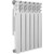 Радиатор Azario BM500/80/6 450х555 мм (6 секций) белый - фото 