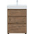Тумба напольная с раковиной Aquanet Nova Lite 60 см 302471 (3 ящика) дуб рустикальный, Цвет фасада: тёмное дерево - фото 7