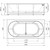 Ванна акриловая Радомир Вальс 200x100 см с каркасом (в комплекте каркас и сифон), Размер - мм: 2000х1000 - фото 7