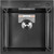 Кухонная мойка Gerhans K35050B 1 мм, PVD графит - фото 2