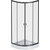Душевое ограждение Am.Pm X-Joy Twin Slide 80x80 см W88G-205-080BT64, черный/прозрачное - фото 