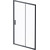 Дверь душевая Am.Pm Gem Solo 120х195 см W90G-120-1-195BT, черный/прозрачное - фото 