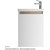 Тумба подвесная с раковиной Am.Pm X-Joy 45 см M85AFHX0451WG, белый глянцевый - фото 11