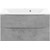 Тумба подвесная с раковиной Vincea Mia 90 см VMC-2MA900BT (раковина белая VCB-3M900W), бетон - фото 