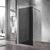 Душевая перегородка Vincea Walk-In 100 см VSW-1H100CGGM (стекло 8 мм) с кронштейном в комплекте, вороненая сталь/тонированное - фото 