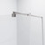 Душевая перегородка Niagara Nova 110 см NG-661-11 с кронштейном, хром/прозрачное - фото 3