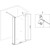 Душевая перегородка Niagara Nova 120 см NG-664-12 с кронштейном, хром/прозрачное - фото 4