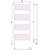 Полотенцесушитель электрический Сунержа Богема 3.0 П20 1200x500 мм (прямая перемычка) 30-5804-1250 L, белый матовый - фото 5