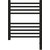 Полотенцесушитель электрический Сунержа Богема 3.0 П9 500x400 мм (прямая перемычка) 31-5805-5040 R, чёрный матовый - фото 2
