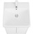 Тумба универсальная с раковиной Акватон Сканди Doors 45 см 1A278701SD010, белый матовый/белый глянцевый (ножки в комплекте) - фото 5