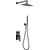 Душевая система для душа Boheme Venturo 374-SGM, shine gun metal, Цвет производителя: shine gun metal - фото 