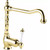 Смеситель для кухни Cezares MARGOT-LLM2-03/24-Bi, золото 24 карат, Цвет производителя: золото - фото 