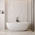 Ванна отдельностоящая Abber Stein 170x75 см AS9624-1.7, белый матовый, Размер - мм: 1700х750 - фото 