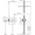 Душевая система для душа с термостатом Vincea Inspire VSFW-422TI2MB, черный - фото 15