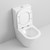 Унитаз-компакт безободковый Grossman GR-4450S с крышкой микролифт, Цвет производителя: белый - фото 5