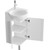 Тумба напольная с раковиной Aqwella Porto 45 см POR0104WW, белый, Цвет фасада: белый - фото 2