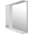 Зеркало-шкаф Loranto Дина 75 см L, белый - фото 3