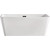 Ванна отдельностоящая Azario Lincoln LIN16080 160х80 см, Размер - мм: 1600х800 - фото 2