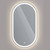 Зеркало Dreja Luno 55 см 99.2007, белый - фото 2