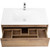 Тумба подвесная с раковиной BelBagno 80 см KRAFT-800-2C-SO-RT (раковина LOV-800-LVB) Rovere Tabacco - фото 4