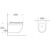 Инсталляция с подвесным унитазом комплект: Loranto 4501 с подвесным безободковым унитазом Aquatek Лея AQ1199-00 сиденье микролифт - фото 5