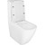 Унитаз-компакт безободковый Azario Mirada S AZ-1288A с тонкой крышкой микролифт, Цвет производителя: белый - фото 3