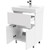 Тумба напольная с раковиной Mirsant Soho Quadro Light 60 см, белый - фото 4
