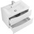 Тумба подвесная с раковиной BelBagno MARINO-750-2C-SO-BO-P 75 см, Bianco Opaco - фото 6