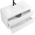 Тумба подвесная с раковиной BelBagno MARINO-1000-2C-SO-BL-P 100 см, Bianco Lucido - фото 5