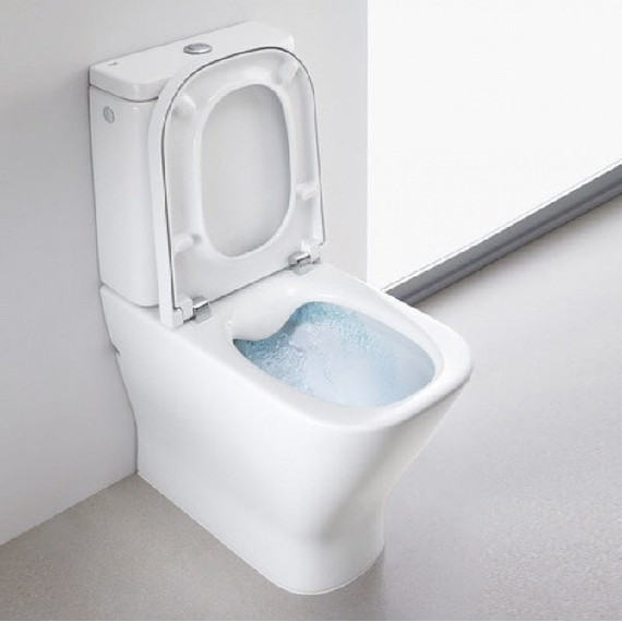 Унитаз-компакт безободковый Roca Gap Clean Rim 34273700H - фото 3