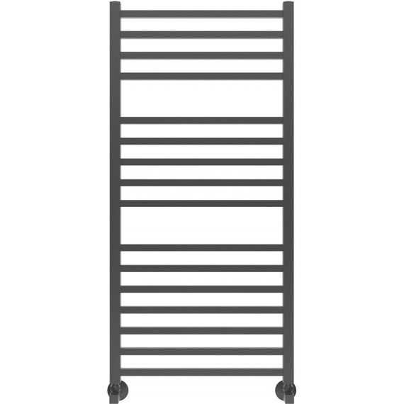 Полотенцесушитель водяной Aquatek Альтаир П16 500х1100 мм AQ KK1611BL, чёрный муар - фото 