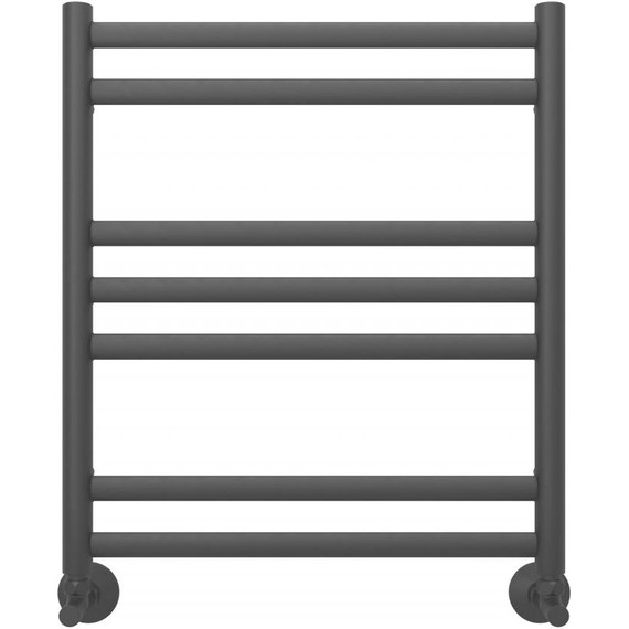 Полотенцесушитель водяной Aquatek Оберон П7 500х600 мм AQ RO0760BL, чёрный муар - фото 