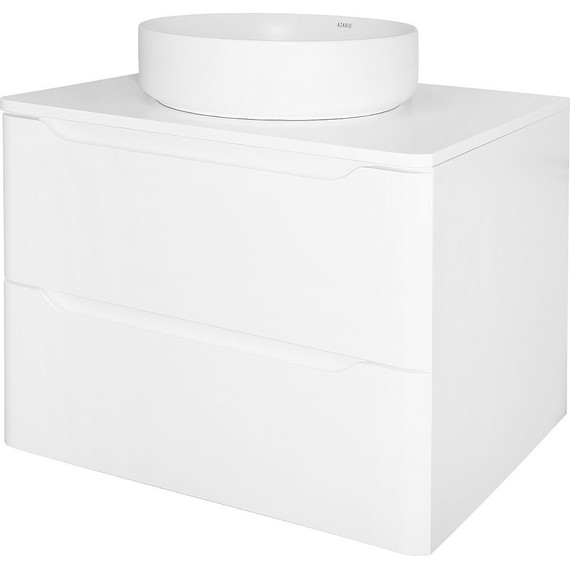 Тумба подвесная со столешницей Azario Lotos 60/2 см CS00084142, белый - фото 6