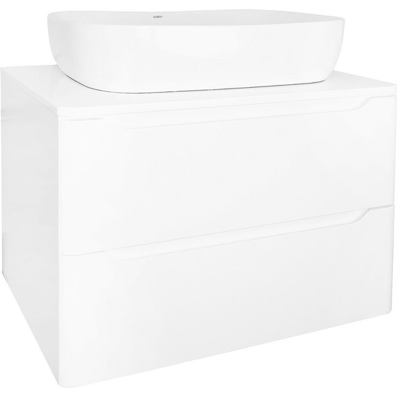 Тумба подвесная со столешницей Azario Lotos 70/2 см CS00084143, белый - фото 2