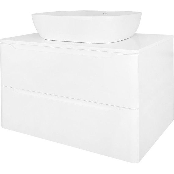 Тумба подвесная со столешницей Azario Lotos 70/2 см CS00084143, белый - фото 6